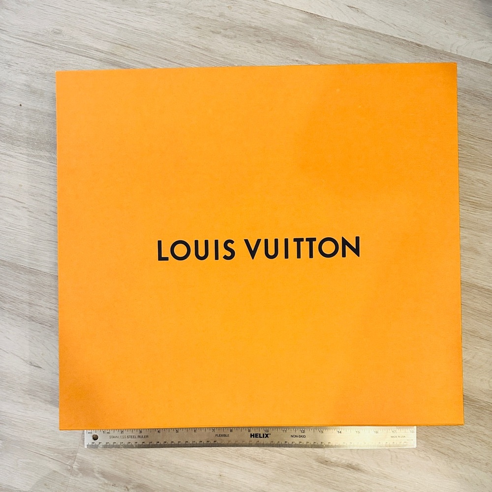 Designer Authentic Louis Vuitton bag storage box - large